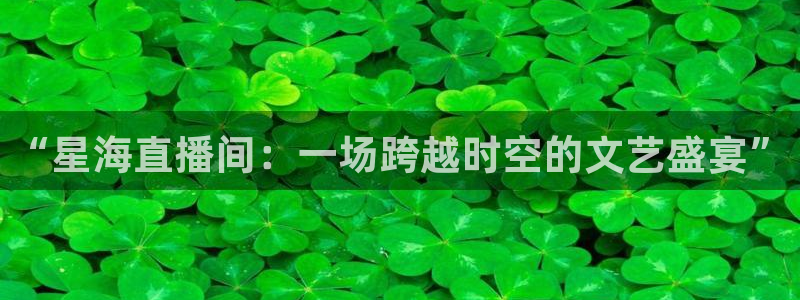 劲爆体育nba直播免费高清在线：“星海直播间：一场跨越时空的文艺盛宴”