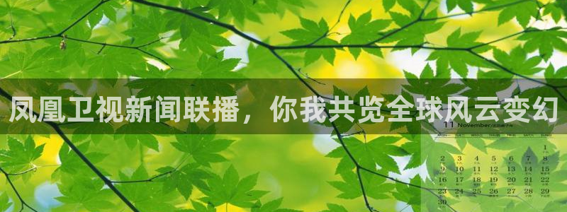 劲爆体育nba今天的比赛视频：凤凰卫视新闻联播，你我共览全球风云变幻
