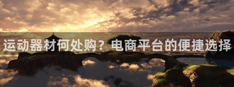 BWIN体育官网下载平台APP：运动器材何处购？电商平台的便